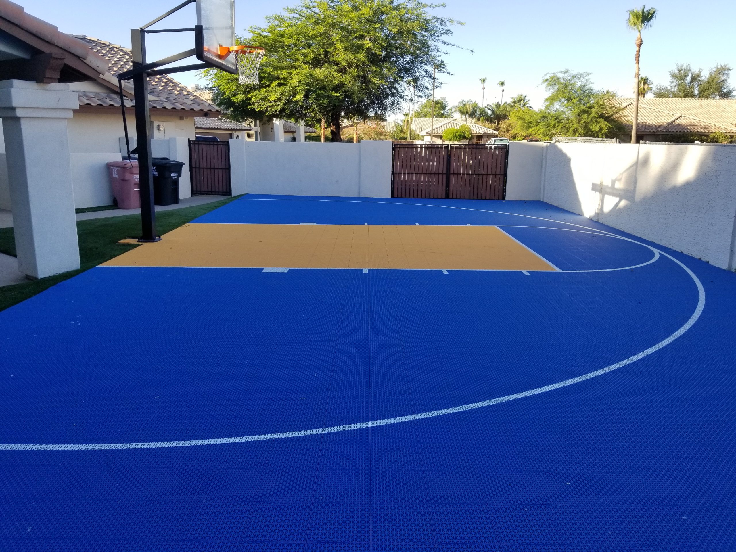 custom outdoor courts for sports installation in Phoenix AZ