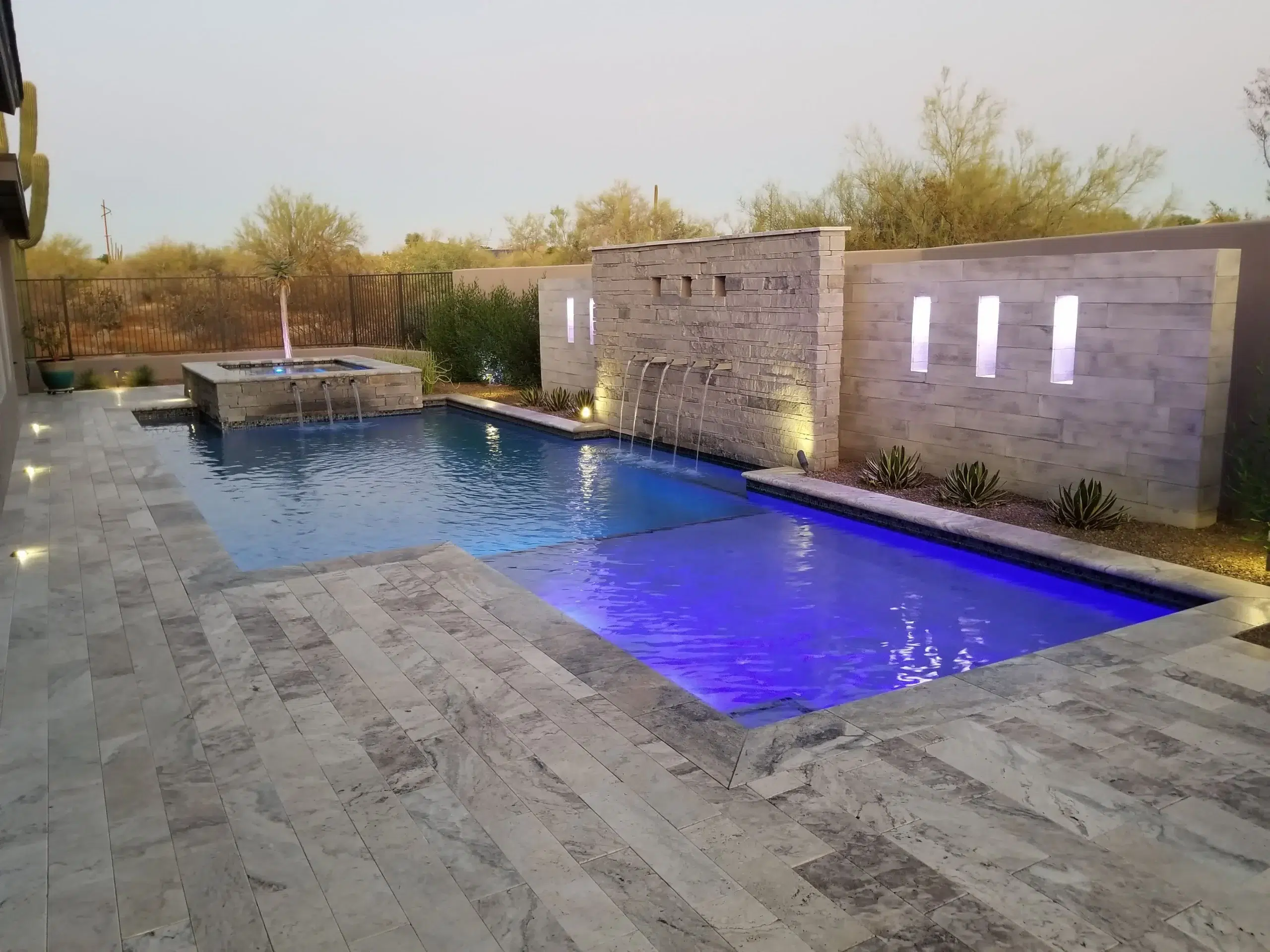 Scottsdale custom pool design by Copper Leaf Pools
