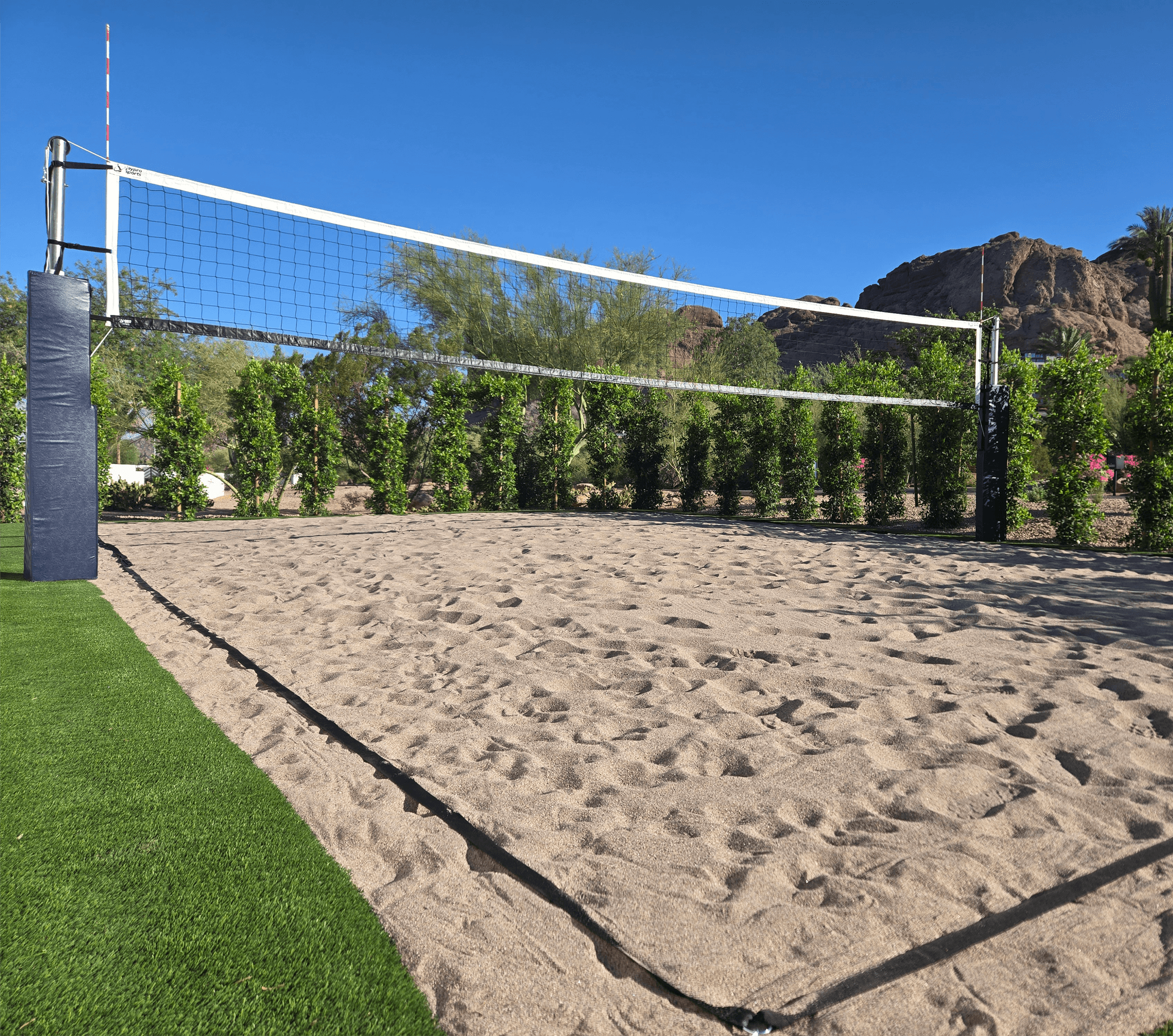private sand volleyball court installation in Scottsdale AZ